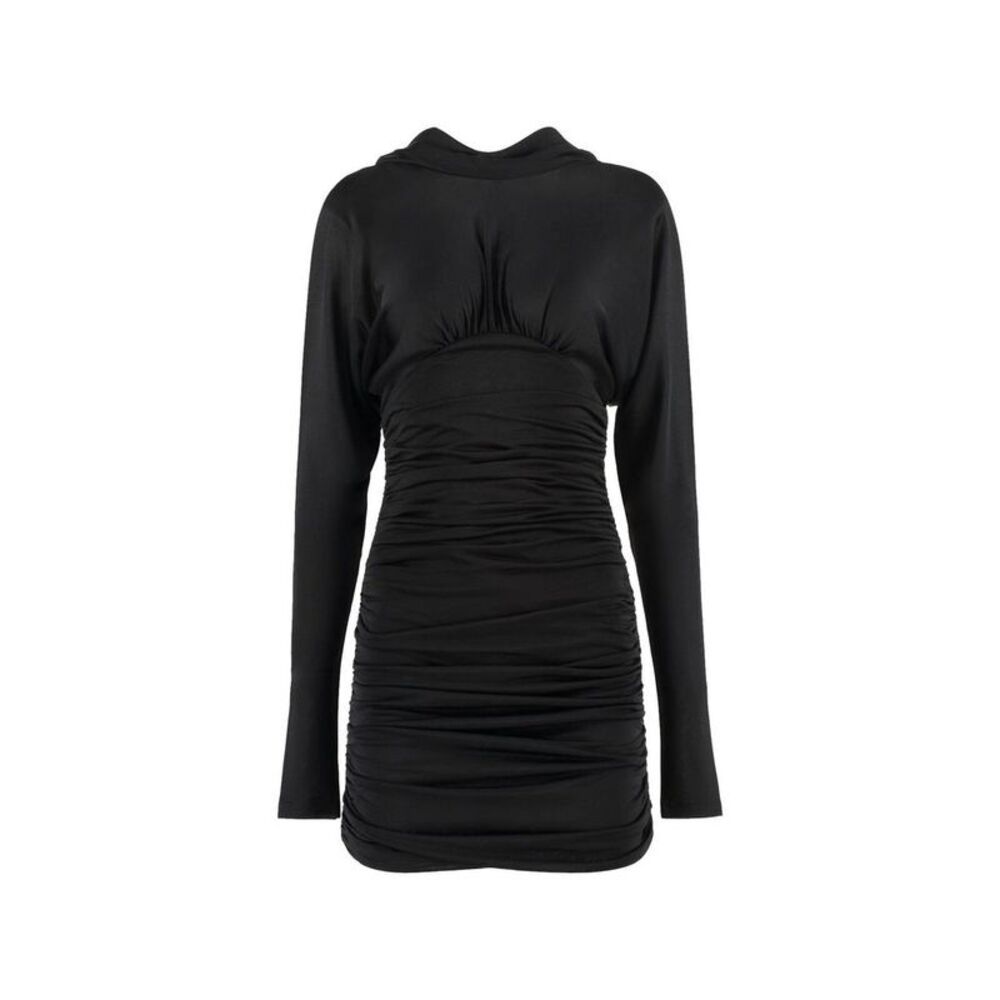 Saint Laurent Black Viscose Casual Women's Dress